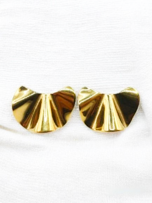 Zara Hammered Stud Earrings